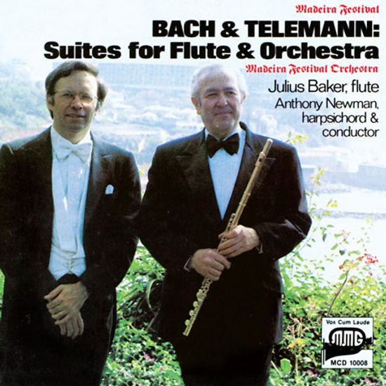 SUITES FOR FLUTE & ORCHESTRA/ JULIUS BAKER, ANTHONY NEWMAN [바흐: 모음곡 2번 & 텔레만: 모음곡 A단조]