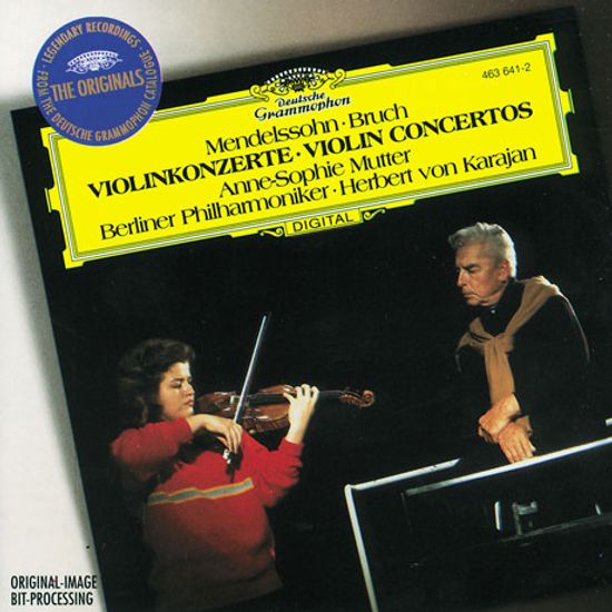 VIOLIN CONCERTOS/ ANNE-SOPHIE MUTTER, HERBERT VON KARAJAN [THE ORIGINALS] [멘델스존 & 브루흐: 바이올린 협주곡 - 무터 & 카라얀]