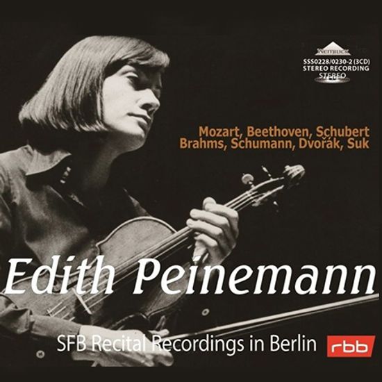 SFB RECITAL RECORDINGS IN BERLIN [슈만, 브람스, 슈베르트, 베토벤: 바이올린 소나타 - 에디트 파이네만]