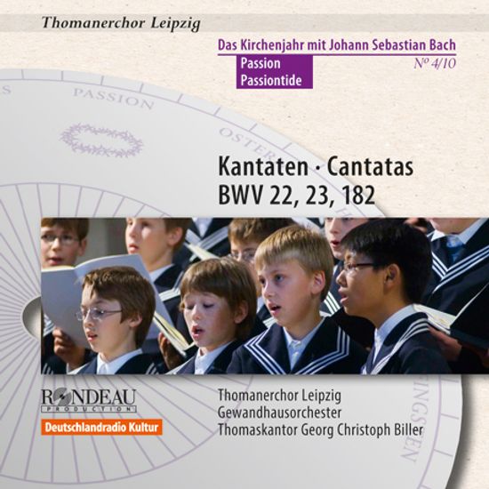CANTATAS BWV 22,23,182/ THOMANERCHOR LEIPZIG [바흐: 고난주간을 위한 칸타타]