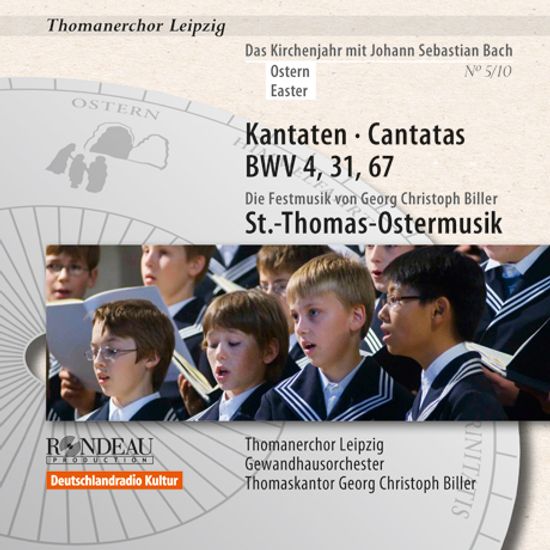 CANTATAS BWV 4,31,67/ THOMANERCHOR LEIPZIG [바흐: 부활절을 위한 칸타타]