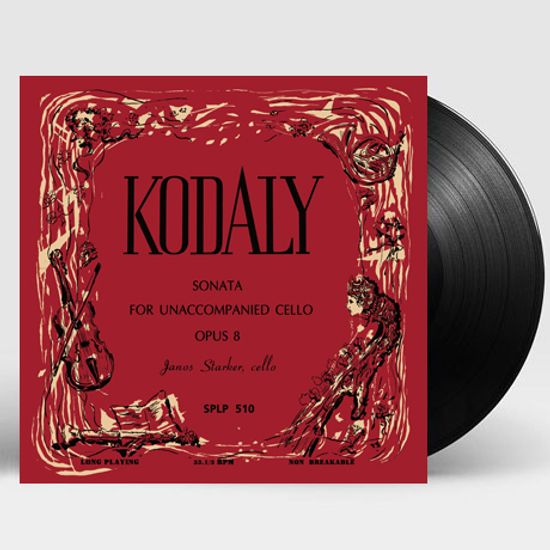 SONATA FOR UNACCOMPANIED CELLO OP.8/ JANOS STARKER [코다이: 무반주 첼로 소나타 - 야노스 슈타커] [180G LP]