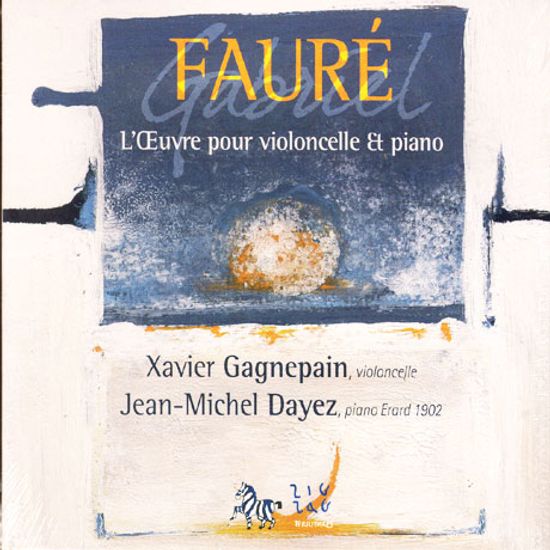 L`OEUVRE POUR VIOLONCELLE ET PIANO/ XAVIER GAGNEPAIN/ JEAN-MICHEL DAYEZ