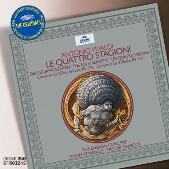 LE QUATTRO STAGIONI/ SIMON STANDAGE, TREVOR PINNOCK [비발디: 사계 - 스탠디지, 피녹]