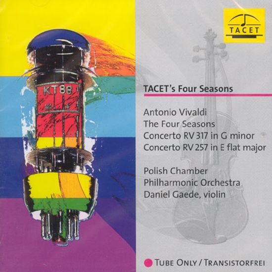 THE FOUR SEASONS/ DANIEL GAEDE, WOJCIECH RAJSKI [진공관: 비발디 협주곡 <사계>]
