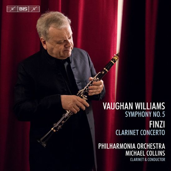 SYMPHONY NO.5 & CLARINET CONCERTO/ MICHAEL COLLINS [SACD HYBRID] [본 윌리엄스: 교향곡 5번 & 핀지: 클라리넷 협주곡 - 마이클 콜린스]