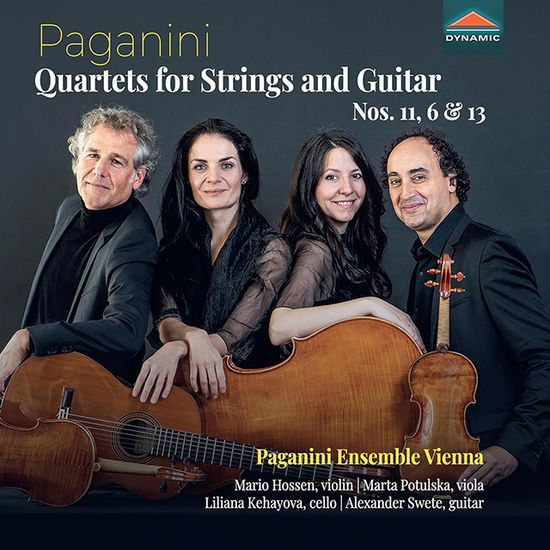 QUARTETS FOR STRINGS AND GUITAR NOS.11,6 & 13/ PAGANINI ENSEMBLE VIENNA [파가니니: 현과 기타를 위한 사중주 - 파가니니 앙상블 비엔나]