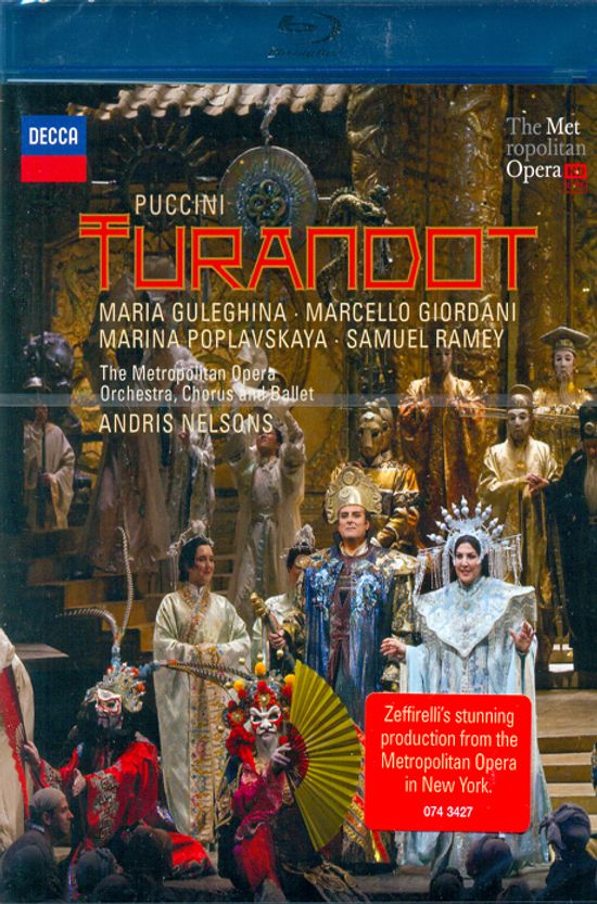TURANDOT/ ANDRIS NELSONS [푸치니: 투란도트] [블루레이 전용플레이어 사용]