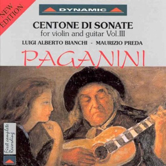 CENTONE DI SONATE FOR VIOLIN AND GUITAR VOL.3/ LUIGI ALBERTO BIANCHI, MAURIZIO PREDA [파가니니: 바이올린과 기타를 위한 소나타 1집]
