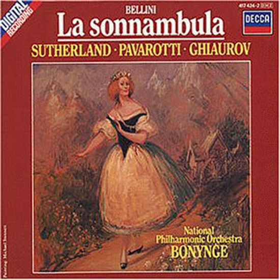 LA SONNAMBULA/ JOAN SUTHERLAND, LUCIANO PAVAROTTI, RICHARD BONYNGE, TERRY EDWARDS [벨리니: 몽유병여인]
