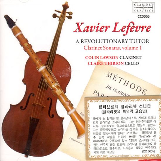 A REVOLUTIONARY TUTOR CLARINET SONATAS VOLUME1 [르페브르의 클라리넷 소나타]