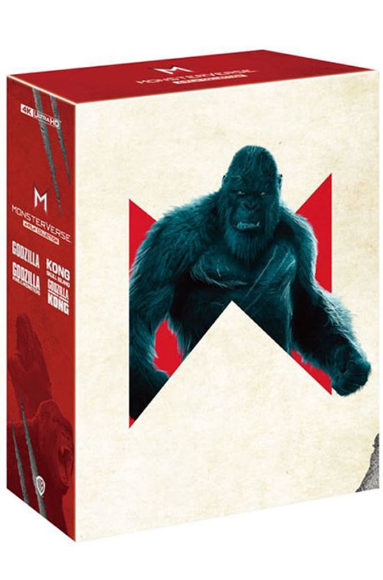 [12월 굿바이 박스셋 깜짝 할인] 몬스터버스 4필름 콜렉션 4K UHD+BD [슬립케이스] [MONSTERVERSE 4-FLIM COLLECTION]