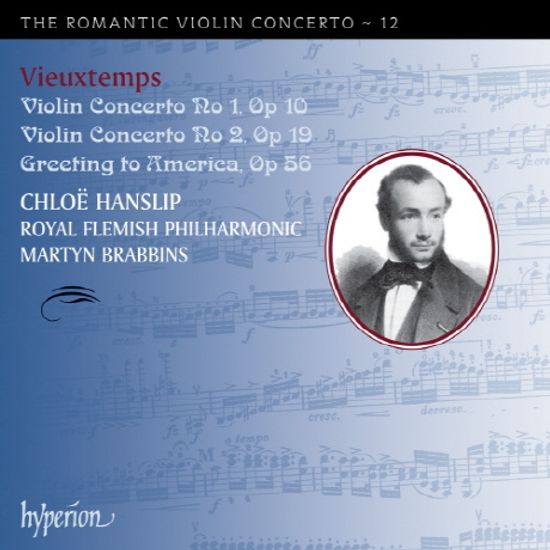 VIOLIN CONCERTOS 1 & 2/ CHLOE HANSLIP, MARTYN BRABBINS [THE ROMANTIC VIOLIN CONCERTO 12]