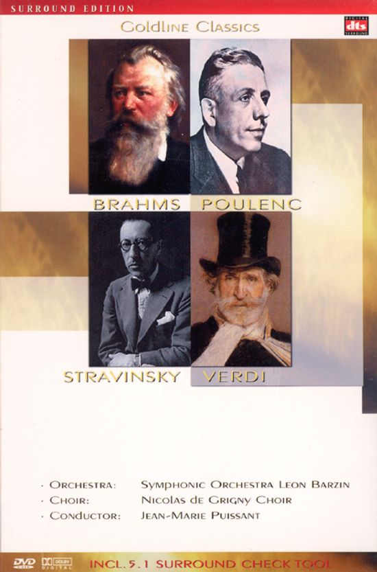 브람스,스트라빈스키,베르디,풀랑 성가곡집 [BRAHMS,STRAVINSKY,VERDI,POULENC SACRED SONG ETC]