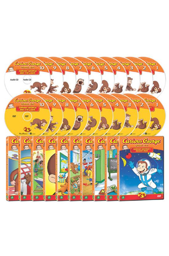큐리어스 조지 2집 20종세트 [10DVD+10CD] [CURIOUS GEORGE]