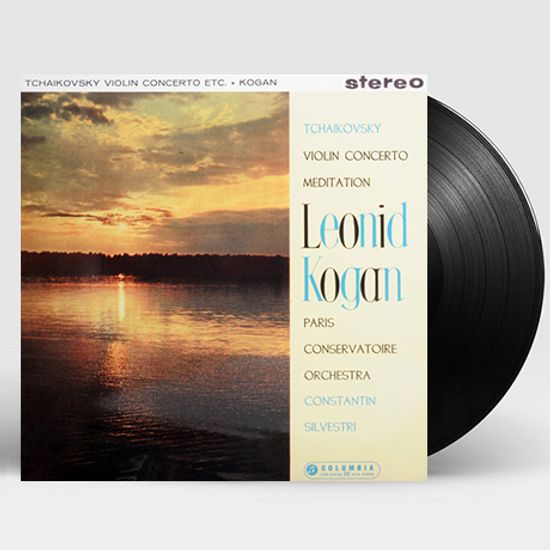 VIOLIN CONCERTO, MEDITATION/ CONSTANTIN SILVESTRI, LEONID KOGAN [차이코프스키: 바이올린 협주곡, 명상 - 코간, 실베스트리] [LP]