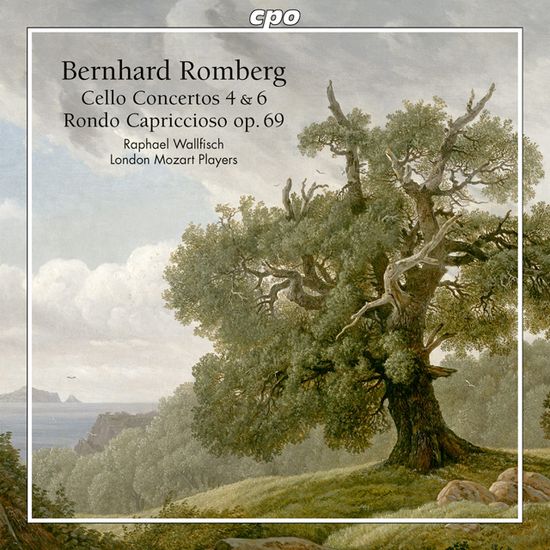 CELLO CONCERTOS 4 & 6/ RAPHAEL WALLFISCH, LONDON MOZART PLAYERS [롬베르크: 첼로 협주곡 4, 6번, 론도 카프리치오소 - 라파엘 월피쉬]