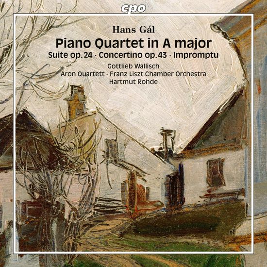 PIANO QUARTET IN A MAJOR/ GOTTLIEB WALLISCH, ARON QUARTETT [한스 갈: 피아노 4중주 A장조]