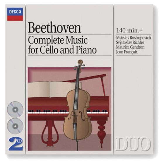 COMPLETE MUSIC FOR CELLO AND PIANO/ MSTISLAV ROSTROPOVICH, SVIATOSLAV RICHTER [DECCA DUO] [베토벤: 첼로 소나타 전집]