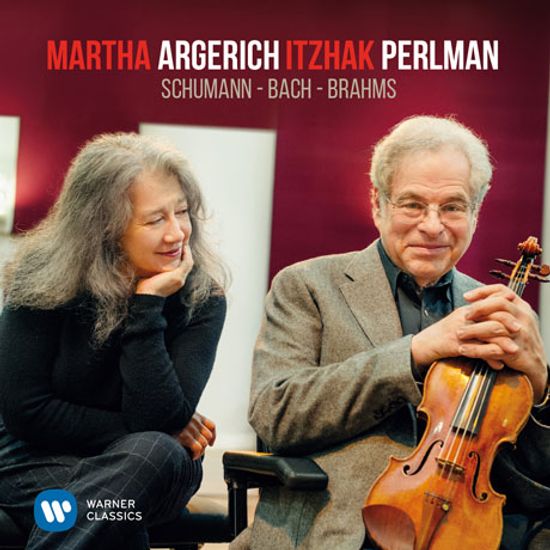 SONATA FOR PIANO AND VIOLIN/ MARTHA ARGERICH, ITZHAK PERLMAN [아르헤리치 & 펄만: 슈만, 바흐, 브람스]