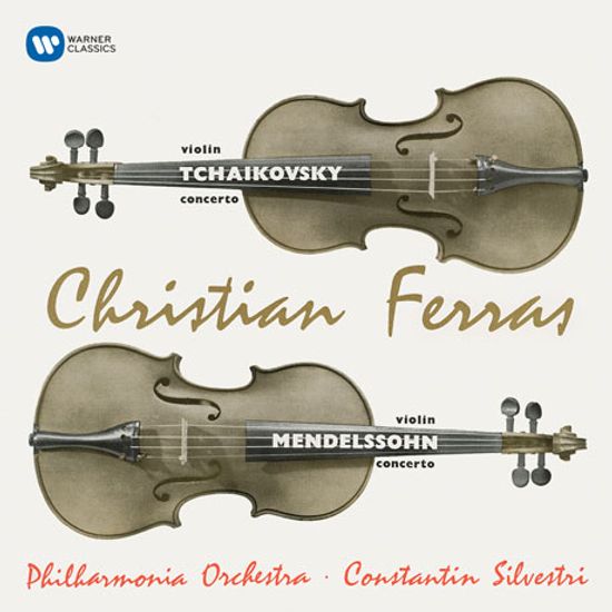 VIOLIN CONCERTOS/ CHRISTIAN FERRAS, EUGENE ORMANDY [ORIGINAL JACKET] [차이코프스키 & 멘델스존: 바이올린 협주곡 - 페라스, 실베스트리]