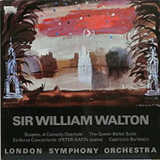 SCAPINO A COMEDY OVERTURE, THE QUEST-BALLET SUITE/ PETER KATIN, WILLIAM WALTON [LP]