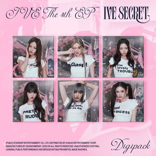 IVE SECRET [미니 4집] [DIGIPACK VER] [6종 세트]