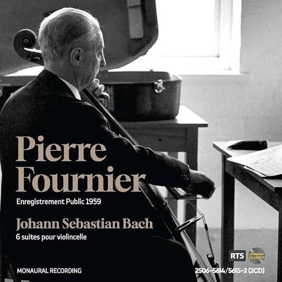 6 SOLO CELLO SUITES 1959 LIVE/ PIERRE FOURNIER [바흐: 무반주 첼로 모음곡 - 피에르 푸르니에]