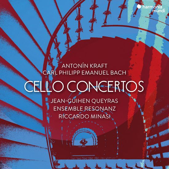 CELLO CONCERTO OP.4 & H436 WQ171 D/JEAN-GUIHEN QUEYRAS, RICCARDO MINASI [C.P.E 바흐, 크라프트: 첼로 협주곡 - 장-기엔 케라스, 리카르도 미나지]