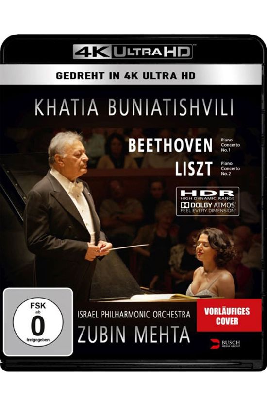 PIANO CONCERTO NO.2 & NO.1/ KHATIA BUNIATISHVILI, ZUBIN MEHTA [4K UHD] [카티아 부니아티쉬빌리 & 주빈 메타: 리스트 피아노 협주곡 2번 & 베토벤: 피아노 협주곡 1번 (텔 아비브 라이브)]