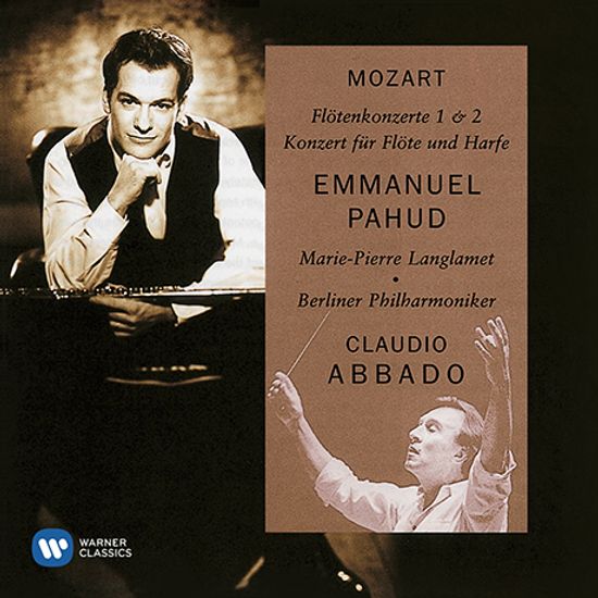 FLUTE CONCERTOS/ EMMANUEL PAHUD, CLAUDIO ABBADO [모차르트: 플루트 협주곡 1, 2번 & 플루트와 하프를 위한 협주곡 - 파후드, 아바도]