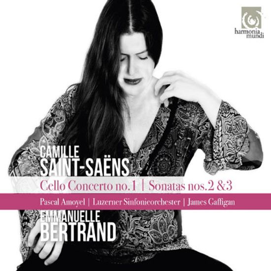 CELLO CONCERTO NO.1 & SONATAS NOS.2, 3 / EMMANUELLE BERTRAND, JAMES GAFFIGAN [생상스: 첼로 협주곡 1번, 첼로 소나타 - 엠마누엘 베르트랑]