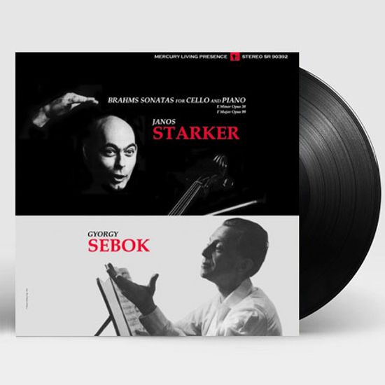 SONATAS FOR CELLO AND PIANO/ JANOS STARKER, GYORGY SEBOK [LP] [브람스: 첼로 소나타 - 야노스 슈타커 & 죄르지 세복]