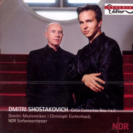 CONCERTO NO.1,2 FOR CELLO AND ORCHESTRA OP.107/ CHRISTOPH ESCHENBACH [쇼스타코비치 : 첼로 협주곡 1,2번]