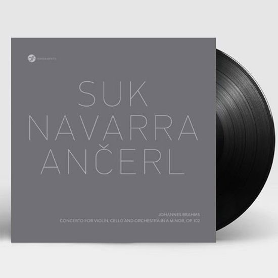 CONCERTO FOR VIOLIN, CELLO AND ORCHESTRA/ JOSEF SUK, ANDRE NAVARRA, KAREL ANCERL [브람스: 바이올린, 첼로 협주곡 - 수크, 나바라, 안체를] [VINYL]