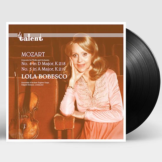 CONCERTO FOR VIOLIN AND ORCHESTRA NO.4 & 5/ LOLA BOBESCO [롤라 보베스코: 모차르트 바이올린 협주곡] [180G LP]