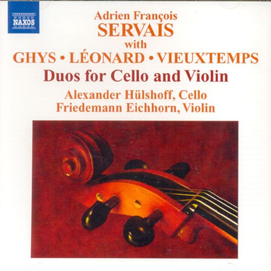 DUOS FOR CELLO AND VIOLIN/ ALEXANDER HULSHOFF, FRIEDEMANN EICHHORN