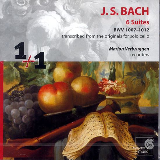 6 SUITES BWV 1007-1012/ MARION VERBRUGGEN [2 FOR 1]