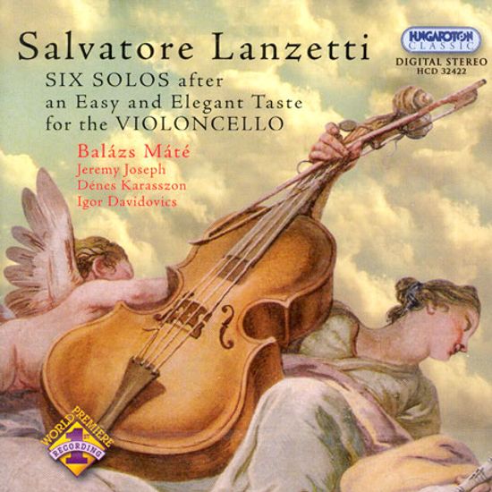 6 SONATAS FOR CELLO & CONTINUO/ BALAZS MATE