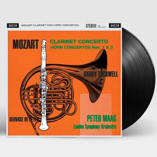 CLARINET & HORN CONCERTOS/ GERVASE DE PEYER, BARRY TUCKWELL, PETER MAAG [모차르트: 클라리넷 & 호른 협주곡 - 페이어, 터크웰] [180G LP]