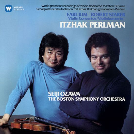 KIM & STARER: VIOLIN CONCERTOS/ SEIJI OZAWA [펄만 34집 - 얼 킴 & 슈타러: 바이올린 협주곡]