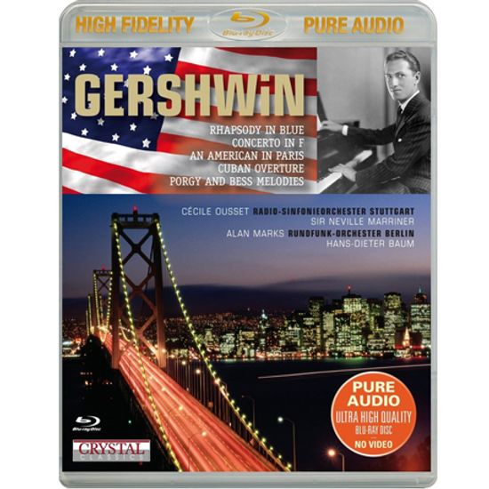 CONCERTO IN F/ CECILE OUSSET, NEVILLE MARRINER [BLU-RAY AUDIO]