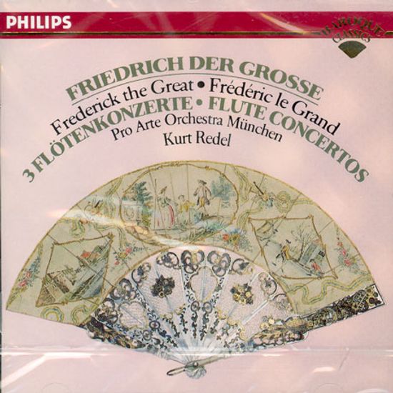 FRIEDRICH THE GREAT/ 3 FLUTE CONCERTO/ KURT REDEL [프리드리히 대제 플룻협주곡집]