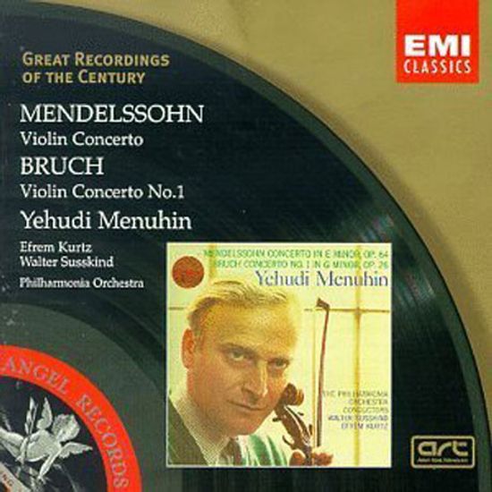 VIOLIN CONCERTOS/ YEHUDI MENUHIN, EFREM KURTZ, WALTER SUSSKIND