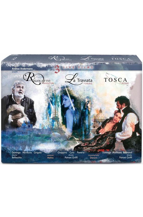 VERDI: RIGOLETTO, LA TRAVIATA & PUCCINI: TOSCA [오페라 영화 3부작 디럭스 박스: 푸치니 & 베르디] [한글자막]