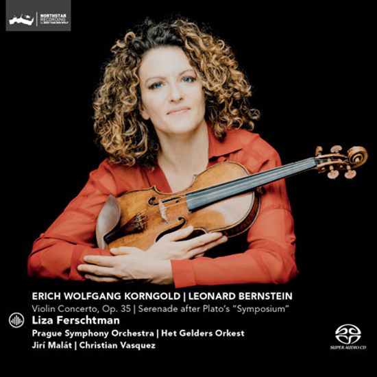 VIOLIN CONCERTO OP.35 & SERENADE AFTER PLATO`S SYMPOSIUM/ LIZA FERSCHTMAN [SACD HYBRID] [코른골트: 바이올린 협주곡 & 번스타인: 플라톤 `심포지움`에 의한 세레나데 - 리자 퍼슈트만]