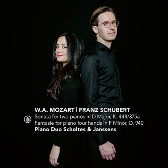SONATA FOR TWO PIANOS & FANTASIE FOR PIANO FOUR HANDS/ PIANO DUO SCHOLTES & JANSSENS [모차르트: 두 대의 피아노를 위한 소나타, 슈베르트: 환상곡 - 피아노 듀오 숄테스 & 얀센스]