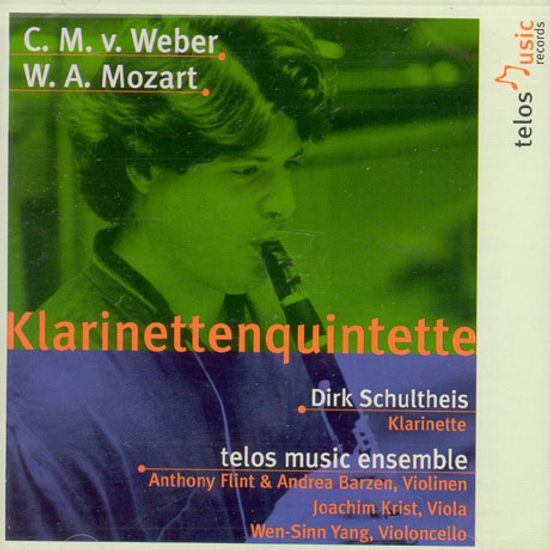 CLARINET QUINTETS/ DIRK SCHULTHEIS, TELOS MUSIC ENSEMBLE [베버와 모차르트의 클라리넷 오중주]
