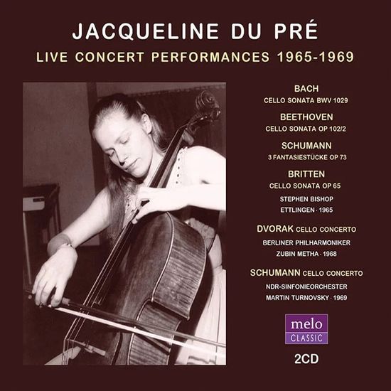 LIVE CONCERT PERFORMANCES 1965-1969/ JACQUELINE DU PRE [자클린 뒤프레: 연주회 실황 (1965-1969)]