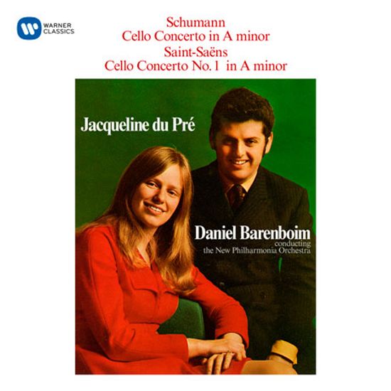 CELLO CONCERTOS/ JACQUELINE DU PRE, DANIEL BARENBOIM [ORIGINAL JACKET] [슈만 & 생상스: 첼로 협주곡 - 뒤 프레 & 바렌보임]